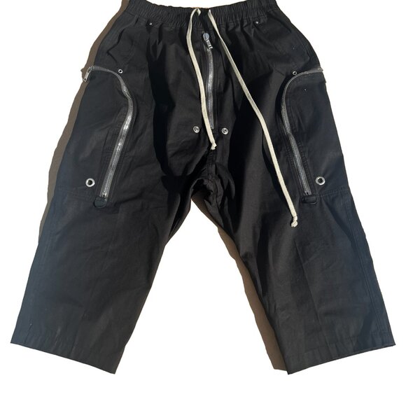 Rick Owens SS21 PHLEGETHON Cropped Bauhaus Bella Pants - Picture 1 of 7